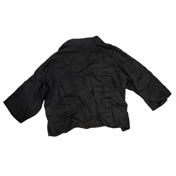 Aritzia Azure Skies Linen type of Cardigan with arm notches - Picture 3 of 9